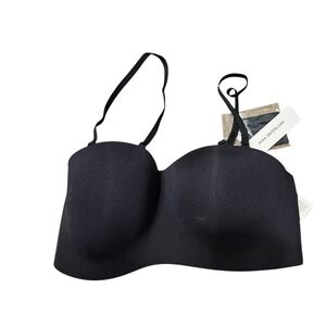 Vertvie Seamless Wireless 5-way Bra with back extender in black 36D